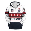 Premium Custom US Seabees Zip Up Hoodie VPVC609599, Gifts For Seabees Veteran, Gifts For Veterans Day.