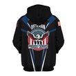 Premium Custom US Navy Zip Up Hoodie VPVC609602, Gifts For Navy Veteran, Gifts For Veterans Day.