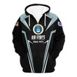 Premium Custom USAF Zip Up Hoodie VPVC609604, Gifts For Air Force Veteran, Gifts For Veterans Day.