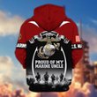 Premium Proud Of My Marine Uncle Zip Up Hoodie DPVC271011
