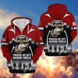 Premium Proud Of My Marine Uncle Zip Up Hoodie DPVC271011