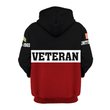Premium Custom US Veteran Zip Up Hoodie VPVC609617, Gifts For US Veteran, Gifts For Veterans Day.