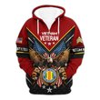 Premium Custom Vietnam Veteran Zip Up Hoodie VPVC609626, Gifts For Vietnam Veteran, Gifts For Veterans Day.