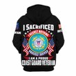 Premium Custom USCG Zip Up Hoodie VPVC609635, Gifts For Coast Guard Veteran, Gifts For Veterans Day.