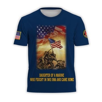Premium Daughter Of A Marine T-Shirt CPVC090610