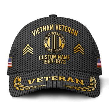 Premium Custom Vietnam Veteran Hat VPVC021366, Cap For Vietnam Veterans, Gifts For Veterans Day, Father's Day.