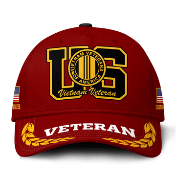 Premium Custom Vietnam Veteran Hat VPVC021376, Cap For Vietnam Veterans, Gifts For Veterans Day, Father's Day.