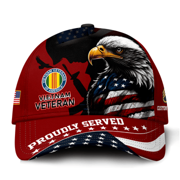 Premium Custom Vietnam Veteran Hat VPVC021386, Cap For Vietnam Veterans, Gifts For Veterans Day, Father's Day.