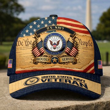 Premium US Veterans Baseball Hats CPHN300711, Gifts for US Veterans, Gifts on Veterans Day, Father's Day.