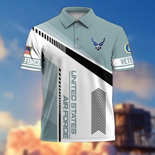 Premium US Veterans Polo Shirt CPHN220412, Gifts For US Veterans, Gifts On Father's Day, Veterans Day.