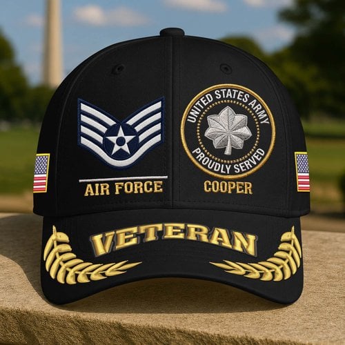 Premium Custom US Army - USAF Embroidered Cap CPVC240611