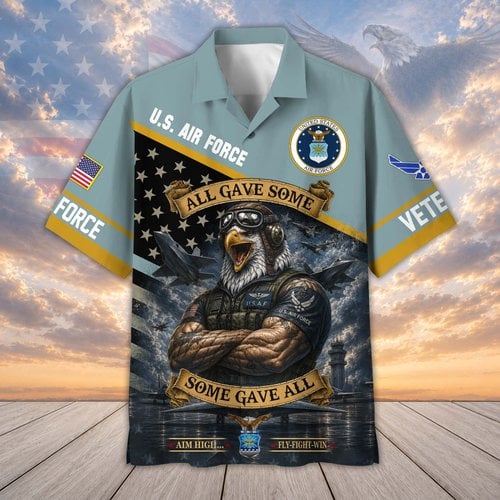 Premium US Veterans Hawaiian Shirt DPVC300701, Gifts For US Veterans, Gifts For Father's Day, Veterans Day.