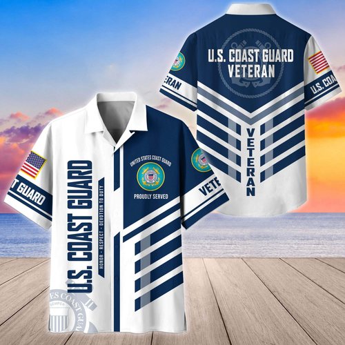 Premium US Veterans Hawaiian Shirt CPHN040812, Gifts For US Veterans, Gifts For Father's Day, Veterans Day.