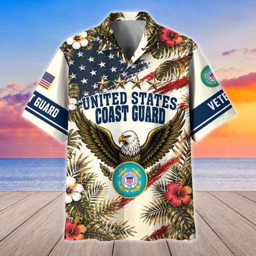 Premium US Veterans Hawaiian Shirt CPHN060811, Gifts For US Veterans, Gifts For Father's Day, Veterans Day.