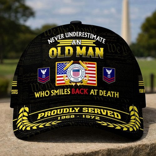 Premium Custom US Veterans Baseball Hats DPVC100801, Gifts for US Veterans, Gifts on Veterans Day, Father's Day.