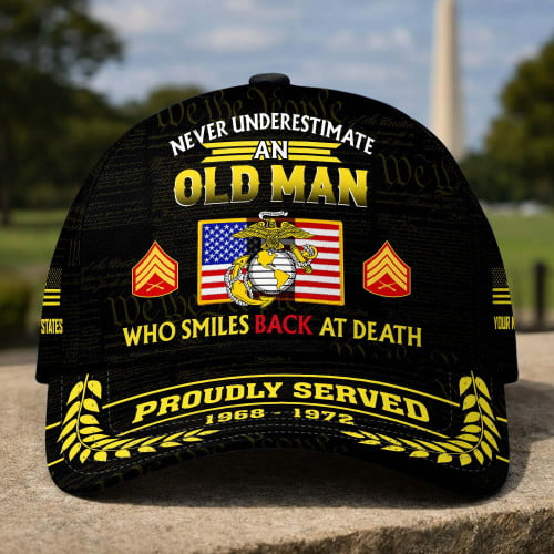 Premium Custom US Veterans Baseball Hats DPVC100801, Gifts for US Veterans, Gifts on Veterans Day, Father's Day.