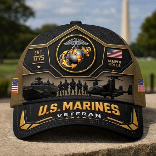 Premium US Veterans Baseball Hats CPHN210811, Gifts for US Veterans, Gifts on Veterans Day, Father's Day.