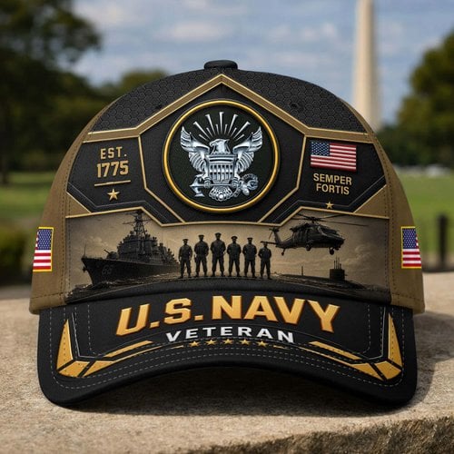 Premium US Veterans Baseball Hats CPHN210811, Gifts for US Veterans, Gifts on Veterans Day, Father's Day.