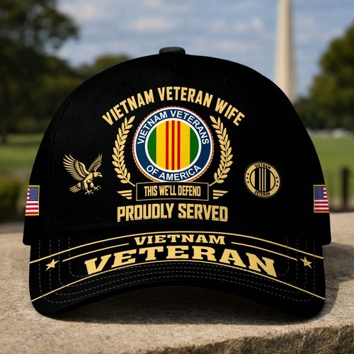 Premium Vietnam Veteran Wife Cap DPVC280910