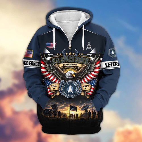 Premium US Veteran Zip Up Hoodie BTTN300921, Gifts For US Veterans, Gifts For Veterans Day.