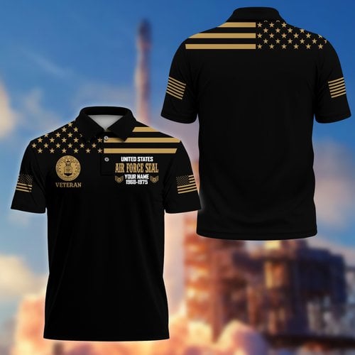 Premium Custom US Air Force Seal Polo Shirt DPVC131011