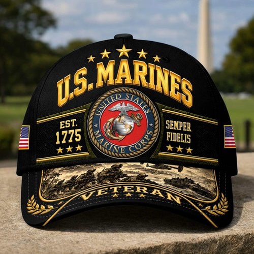 Premium US Veteran Baseball Hats CPHN081011, Gifts For US Veterans, Gifts For Veterans Day, Father's Day.