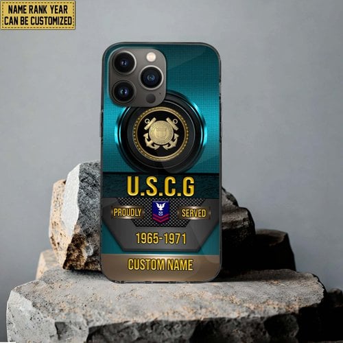 Premium Custom US Veteran Phone Case DPVC201010, Gifts For US Veterans, Gifts For Veterans Day, Father's Day.