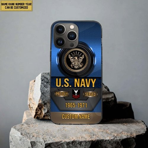 Premium Custom US Veteran Phone Case DPVC201010, Gifts For US Veterans, Gifts For Veterans Day, Father's Day.