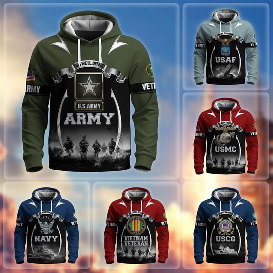 Premium US Veterans Hoodie CPVC290910, Gifts For US Veterans