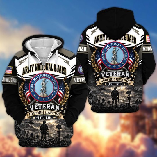 Premium US Veteran Zip Up Hoodie CPHN151011, Gifts For US Veterans, Gifts For Veterans Day.