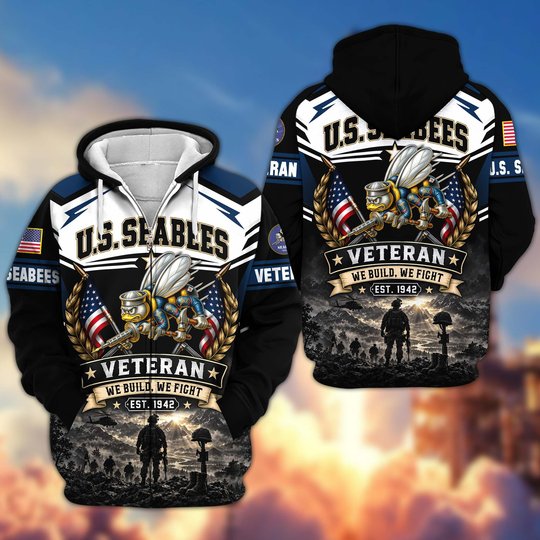 Premium US Veteran Zip Up Hoodie CPHN151011, Gifts For US Veterans, Gifts For Veterans Day.