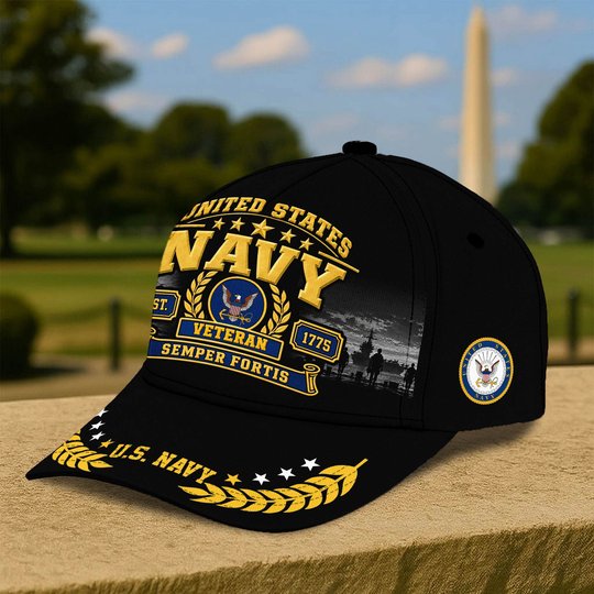 Premium US Veterans Baseball Hats BTTN191021, Gifts For US Veterans, Gifts For Veterans Day, Father's Day.