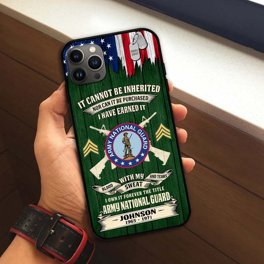 Premium Custom Army National Guard Phone Case VPVC507678, Gifts For Army National Guard Veteran, Best Gifts On Father's Day, Veterans Day.
