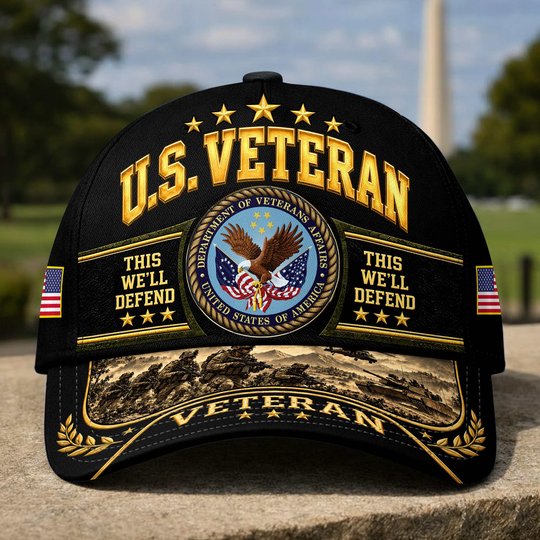Premium US Veteran Baseball Hats CPHN081011, Gifts For US Veterans, Gifts For Veterans Day, Father's Day.