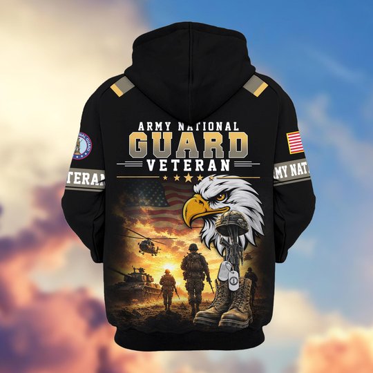 Premium US Veteran Zip Up Hoodie BTTN191022, Gifts For US Veterans, Gifts For Veterans Day.