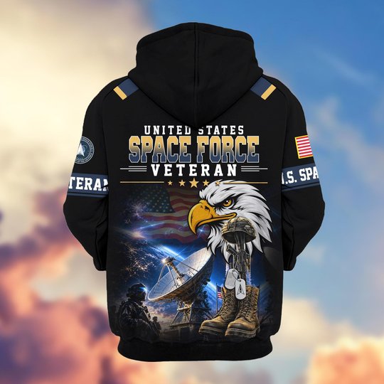 Premium US Veteran Zip Up Hoodie BTTN191022, Gifts For US Veterans, Gifts For Veterans Day.
