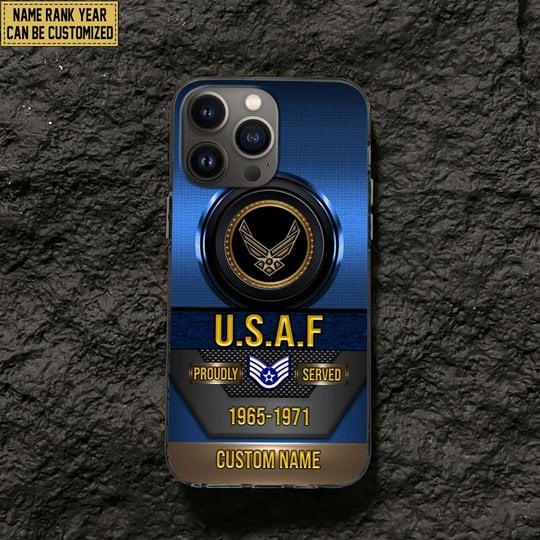 Premium Custom US Veteran Phone Case DPVC201010, Gifts For US Veterans, Gifts For Veterans Day, Father's Day.