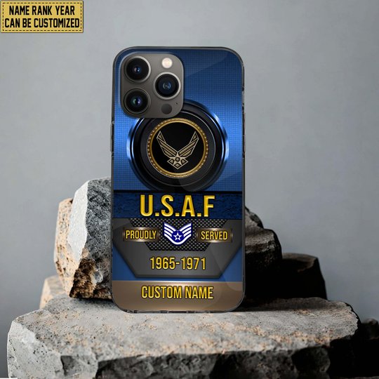 Premium Custom US Veteran Phone Case DPVC201010, Gifts For US Veterans, Gifts For Veterans Day, Father's Day.