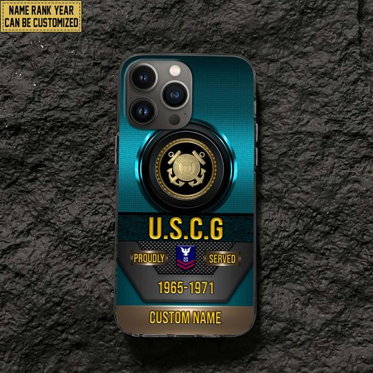 Premium Custom US Veteran Phone Case DPVC201010, Gifts For US Veterans, Gifts For Veterans Day, Father's Day.