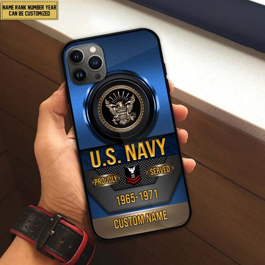 Premium Custom US Veteran Phone Case DPVC201010, Gifts For US Veterans, Gifts For Veterans Day, Father's Day.