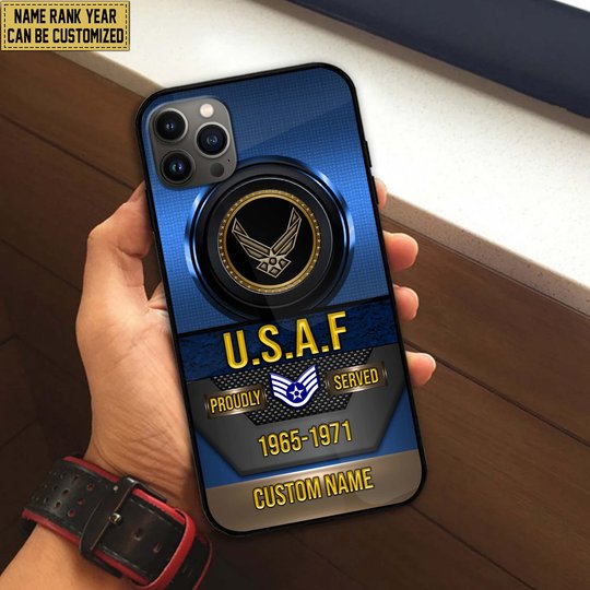 Premium Custom US Veteran Phone Case DPVC201010, Gifts For US Veterans, Gifts For Veterans Day, Father's Day.