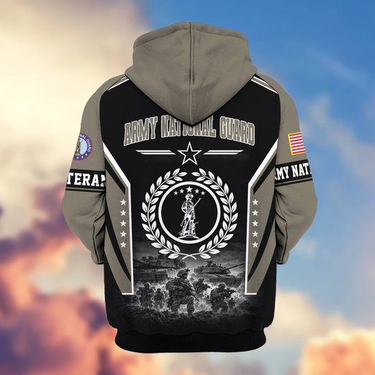 Premium US Veteran Zip Up Hoodie BTTN201021, Gifts For US Veterans, Gifts For Veterans Day.
