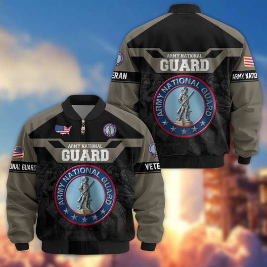 Premium US Veteran Bomber Jacket DPVC211001, Waterproof Windbreaker Coat, US Veteran Gift, Veterans Day Gift.