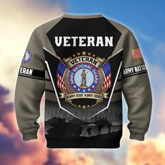 Premium US Veterans Sweatshirt ATTN130126, Gifts For US Veterans, Gifts On Father's Day, Veterans Day.