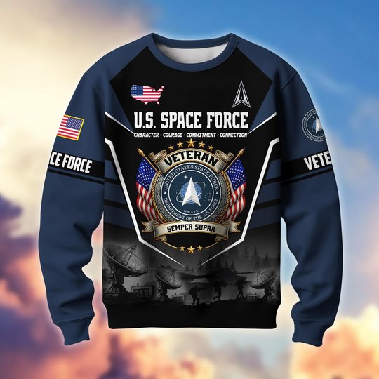 Premium US Veterans Sweatshirt ATTN130126, Gifts For US Veterans, Gifts On Father's Day, Veterans Day.