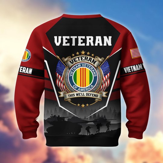 Premium US Veterans Sweatshirt ATTN130126, Gifts For US Veterans, Gifts On Father's Day, Veterans Day.