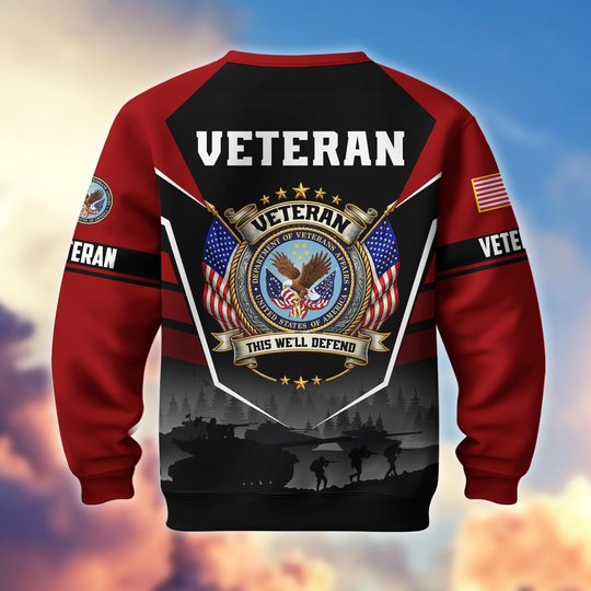 Premium US Veterans Sweatshirt ATTN130126, Gifts For US Veterans, Gifts On Father's Day, Veterans Day.