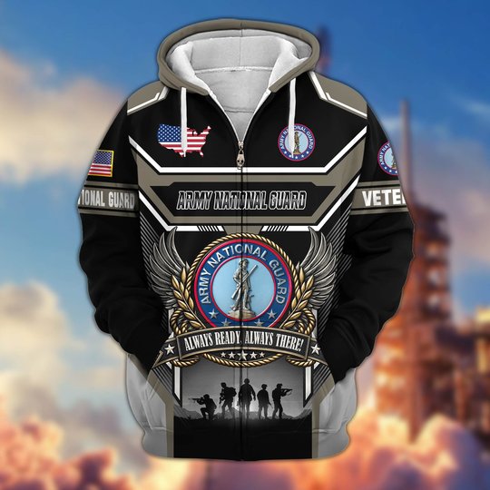 Premium US Veteran Zip Up Hoodie CPHN211011, Gifts For US Veterans, Gifts For Veterans Day.