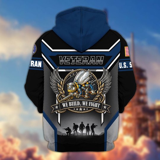 Premium US Veteran Zip Up Hoodie CPHN211011, Gifts For US Veterans, Gifts For Veterans Day.