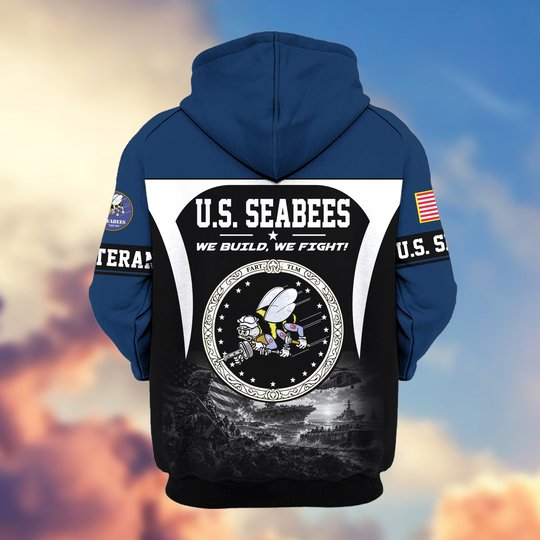 Premium US Veteran Zip Up Hoodie BTTN271022, Gifts For US Veterans, Gifts For Veterans Day.